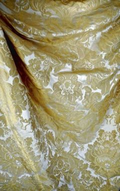 Натуральный шелк для штор. Шелковые ткани и жаккарды в стиле Дамаск