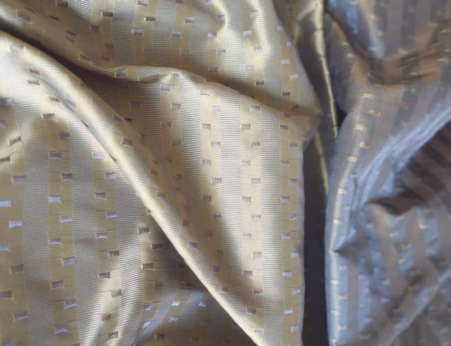 Ткань для штор: плотный шелк жаккард-тафта Италия со скидкой 50%