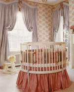 Шторы для детской комнаты новорожденного