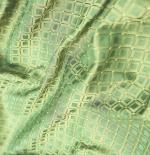 Ткань плотный зеленый натуральный шелк Англия